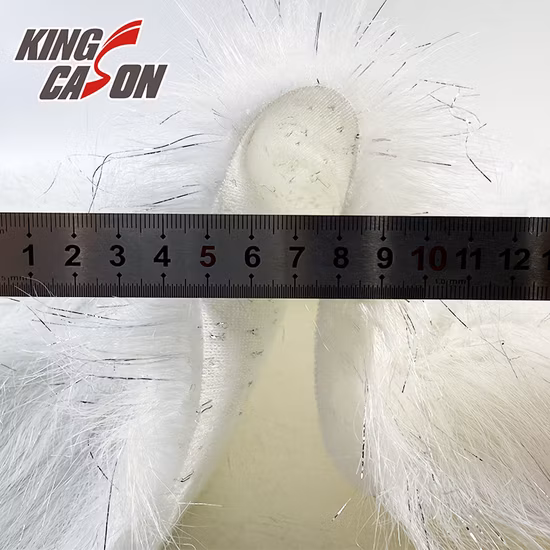 Tessuto in pelliccia sintetica a pelo lungo artificiale di volpe di alta qualità